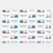Birthday Train Geschenkpapier Set (Vorderseite 2)