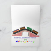 Birthday Train Karte (Innenseite)