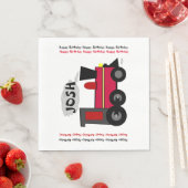 Birthday Train Serviette (Beispiel)