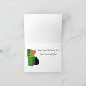 Birthday Trash Truck Karte (Innenseite)