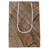 Birthday Tree Rings with Push Button Mittlere Geschenktüte (Rückseite)