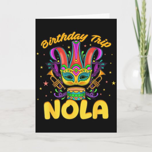 Birthday Trip Nola, So New Orleans You Wouldn't Un Karte (Vorderseite)