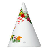 Birthday Tropical Parrot Partyhütchen (Rechts)