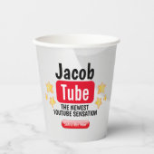 Birthday Tube Paper Cup Pappbecher (Vorderseite)