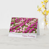 Birthday Tulip Garden Karte (Gelbe Blume)