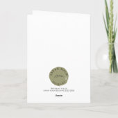 Birthday Tulips Card Karte (Rückseite)