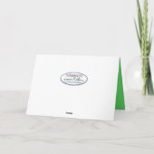 Birthday, Turtle Colorful Kaleidoscope Collection Karte (Rückseite)