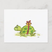 Birthday Turtle Postkarte (Vorderseite)