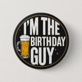 Birthday Typ Beer Button (Vorderseite)