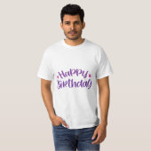 Birthday Typography Sayings T-Shirt (Vorne ganz)