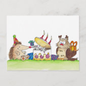 BIRTHDAY ÜBERRASCHENDE Postkarte von Nicole Janes (Vorderseite)