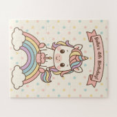 Birthday unicorn puzzle (Horizontal)