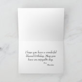 Birthday US Jungfrau Islands Flag Madras Custom Karte (Innenseite)