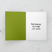 Birthday Venus Flytrap Plant With Flies Karte (Innenseite)