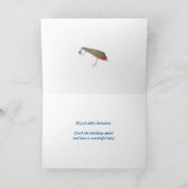 Birthday Vintage Fishmaster Sylvester Flaptail Karte (Innenseite)