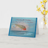 Birthday Vintage Fishmaster Sylvester Flaptail Karte (Gelbe Blume)