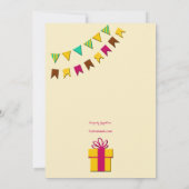 Birthday-Vogelkarten Karte (Rückseite)