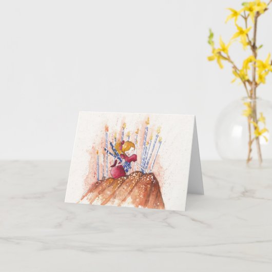 Birthday Vorbereitung Karte (Gelbe Blume)