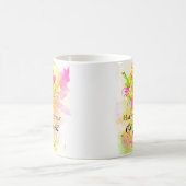 Birthday Watercolor Blume Bouquet Kaffeetasse (Mittel)