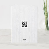 Birthday Watercolor-Lüster Karte (Rückseite)