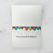 Birthday Watercolor Mice Wear Kleidung Karte (Innenseite)