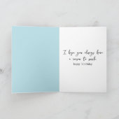 Birthday Watermelon Popsicle Mit Sonnenbrille Karte (Innenseite)