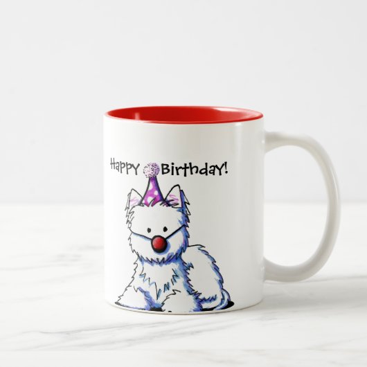 Birthday Westie Tasse (Rechts)