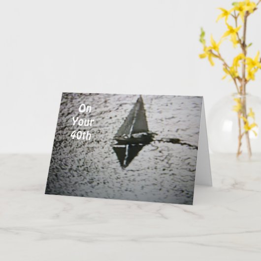 BIRTHDAY-WHATEVER FLOATT IHR BOOT KARTE (Gelbe Blume)