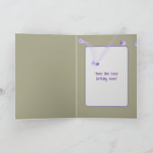 Birthday Whimsy Wildblumen Karte (Innenseite)