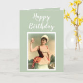 Birthday Wine Lovers Sonnige Wünsche Karte (Gelbe Blume)