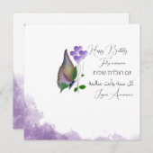 Birthday Wises Einladung (Vorne/Hinten)