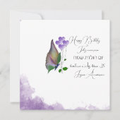 Birthday Wises Einladung (Vorderseite)