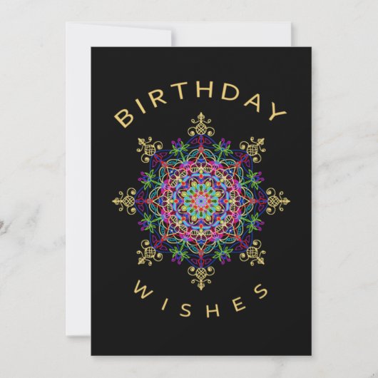 Birthday Wises Karte (Vorderseite)