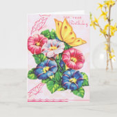Birthday Wises Karte (Gelbe Blume)