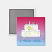 Birthday Wises Magnet (Vorderseite/Rückseite)
