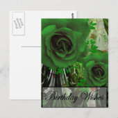 Birthday Wises Postkarte (Vorne/Hinten)