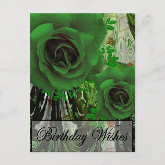 Birthday Wises Postkarte (Vorderseite)