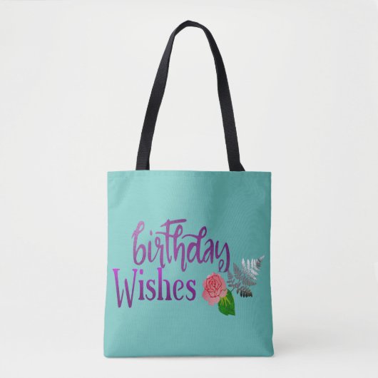 Birthday Wises Tasche (Vorderseite)