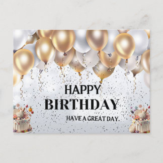 BIRTHDAY WISH CARD POSTKARTE