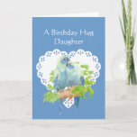 Birthday Wishes Daughter from Mother Parrot Bird Karte<br><div class="desc">Original Watercolor Parrot Bird Birthday Wishes for Daughter from Mother</div>