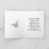 Birthday wishes for a Granddaughter from a fairy Karte (Innenseite)