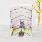 BIRTHDAY WISHES KARTE (Gelbe Blume)