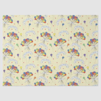 Birthday Wishes - Pastel Yellow Tissue Paper Seidenpapier