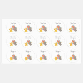 Birthday Wishes Stickers Etiketten