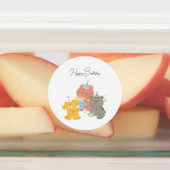 Birthday Wishes Stickers Etiketten (Befestigt)