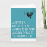 BIRTHDAY WISHES TO MY ***SISTER*** KARTE<br><div class="desc">it is TIME TO CELEBRATE YOUR ****S I S T E R**** with a COOL CARD made JUST FOR HER!!!</div>