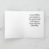 *BIRTHDAY WISHES* ÜBER DIE MEILEN KARTE (Innenseite)