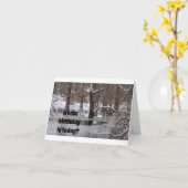 BIRTHDAY WISHUS MIT SWAN KARTE (Gelbe Blume)