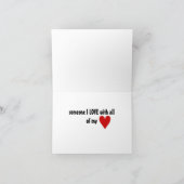 BIRTHDAY WISHUS MIT SWAN KARTE (Innenseite)