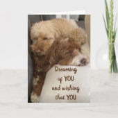 BIRTHDAY WISHUS ÜBER DIE MEILEN KARTE (Vorderseite)